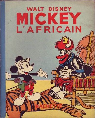 Mickey l'africain - Série Mickey (Hachette) par Floyd Gottfredson - Couverture