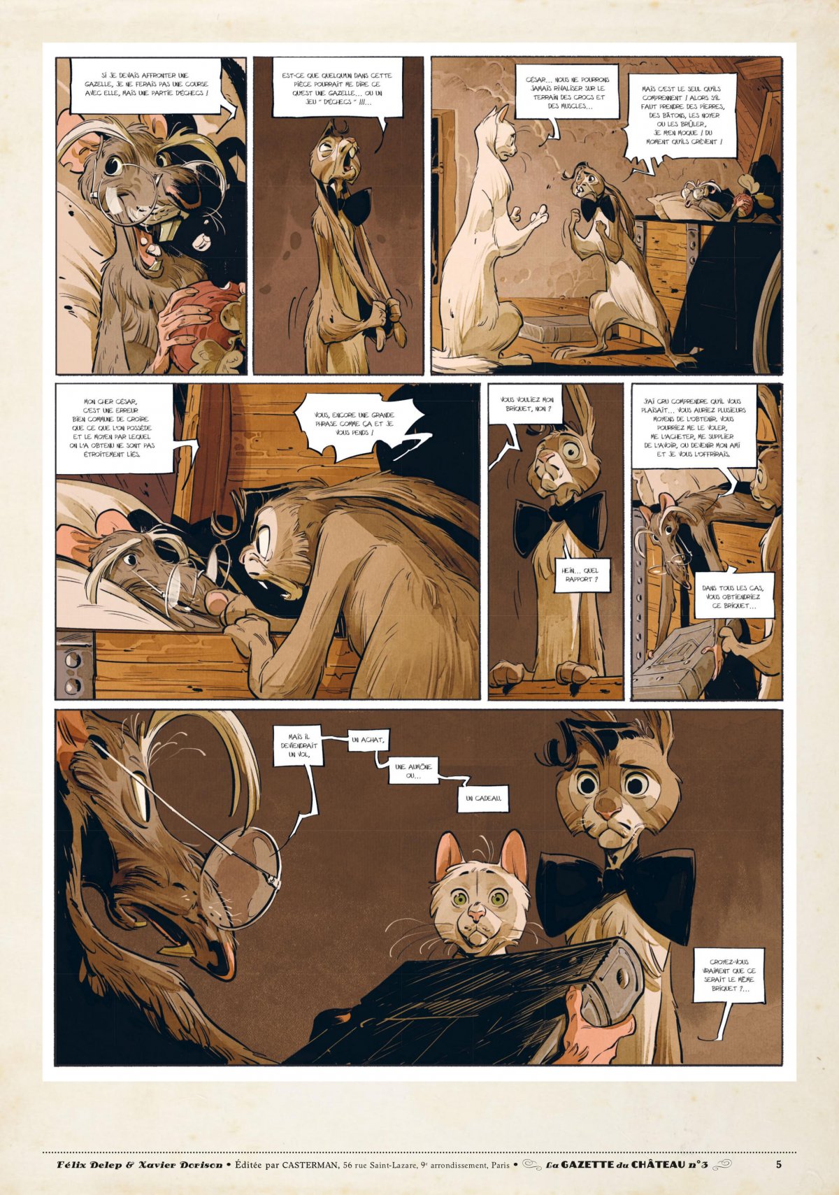 Château des animaux (Le) - Gazette 3 - Extrait 1