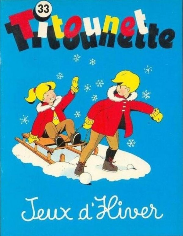 Jeux d'hiver - Série Titounet et Titounette par Marie-Mad Bourdin - Couverture
