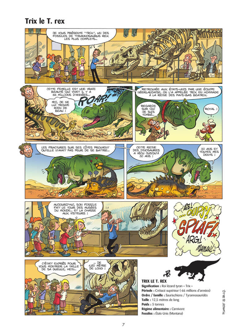 Dinosaures en BD (Les) 5 - Extrait 1