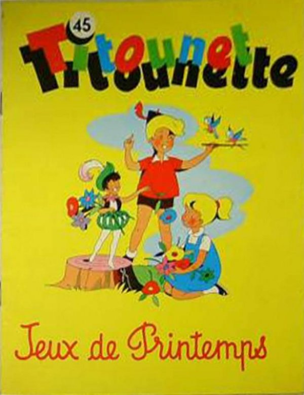 Jeux de printemps - Série Titounet et Titounette par Marie-Mad Bourdin - Couverture