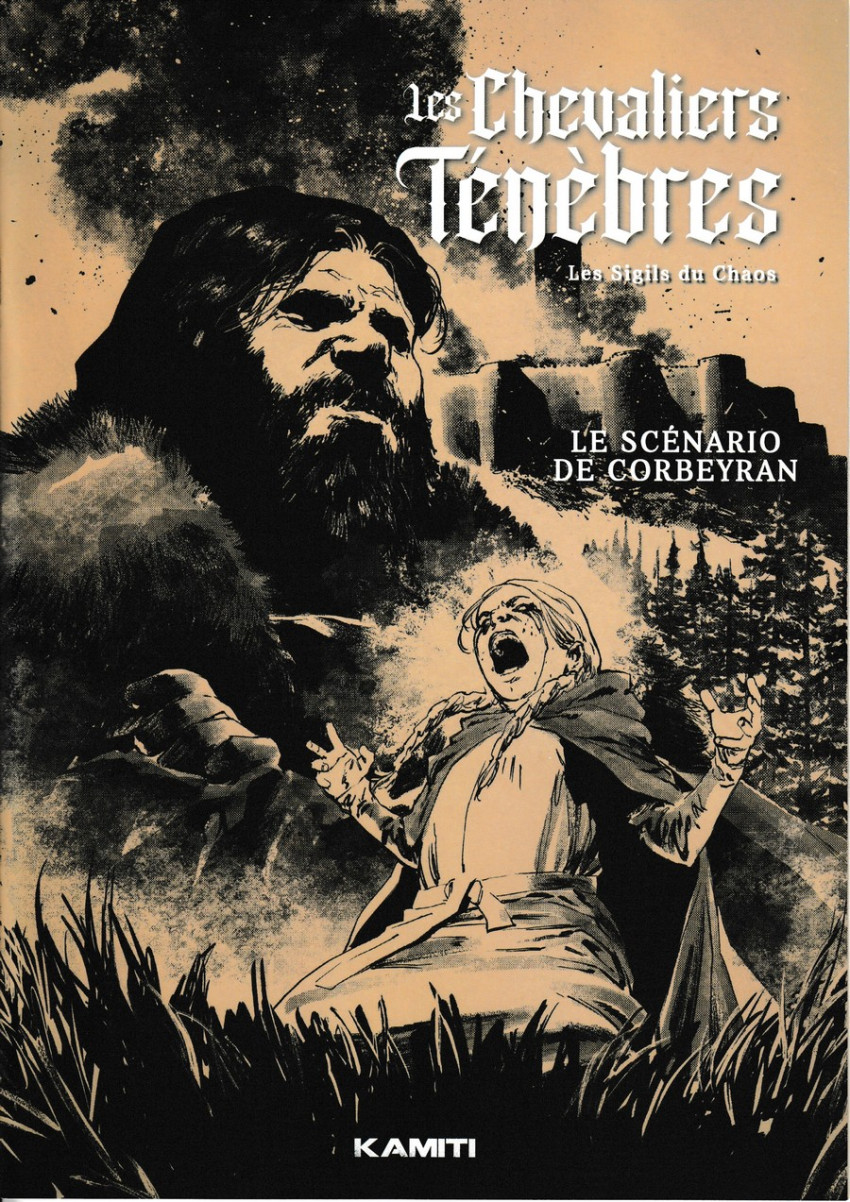 Scénario Les Sigils du Chaos - Série Chevaliers Ténèbres (Les) par Éric Corbeyran - Couverture