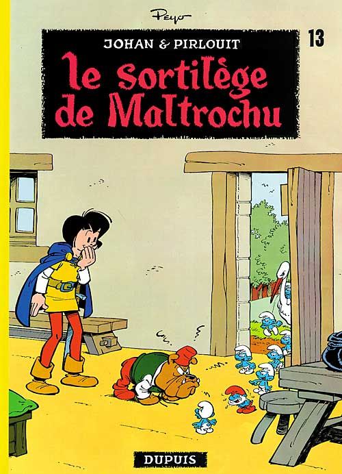Sortilège de Maltrochu (Le) - Série Johan et Pirlouit par Peyo - Couverture