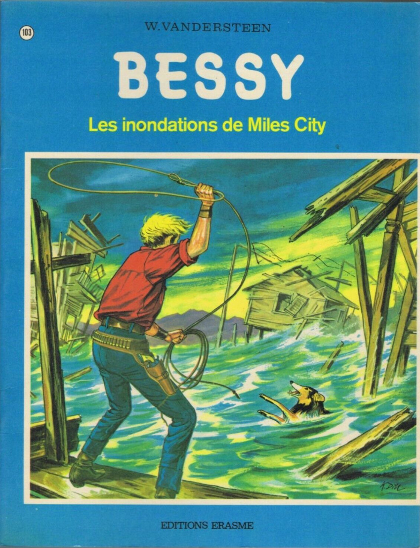 Les inondations de Miles City - Série Bessy par Willy Vandersteen - Couverture