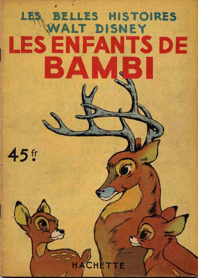 Enfants de Bambi (Les) - Série Belles histoires Walt Disney (Les) - 1ère série par Al Hubbard et Ken Hultgren - Couverture
