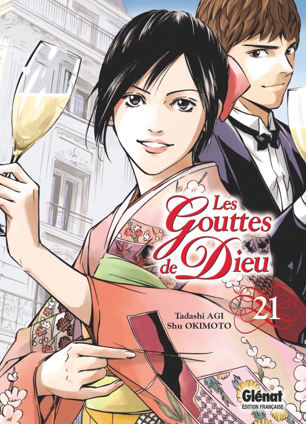 Gouttes de Dieu (Les) 21 - Série Gouttes de Dieu (Les) par Tadashi Agi / Seimaru Amagi et Shu Okimoto - Couverture