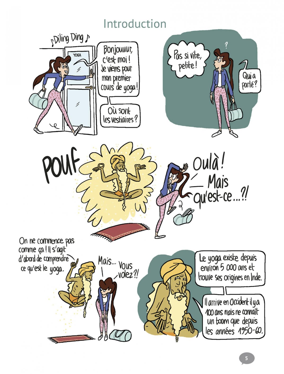 Se mettre au yoga pour les nuls en BD - Extrait 1