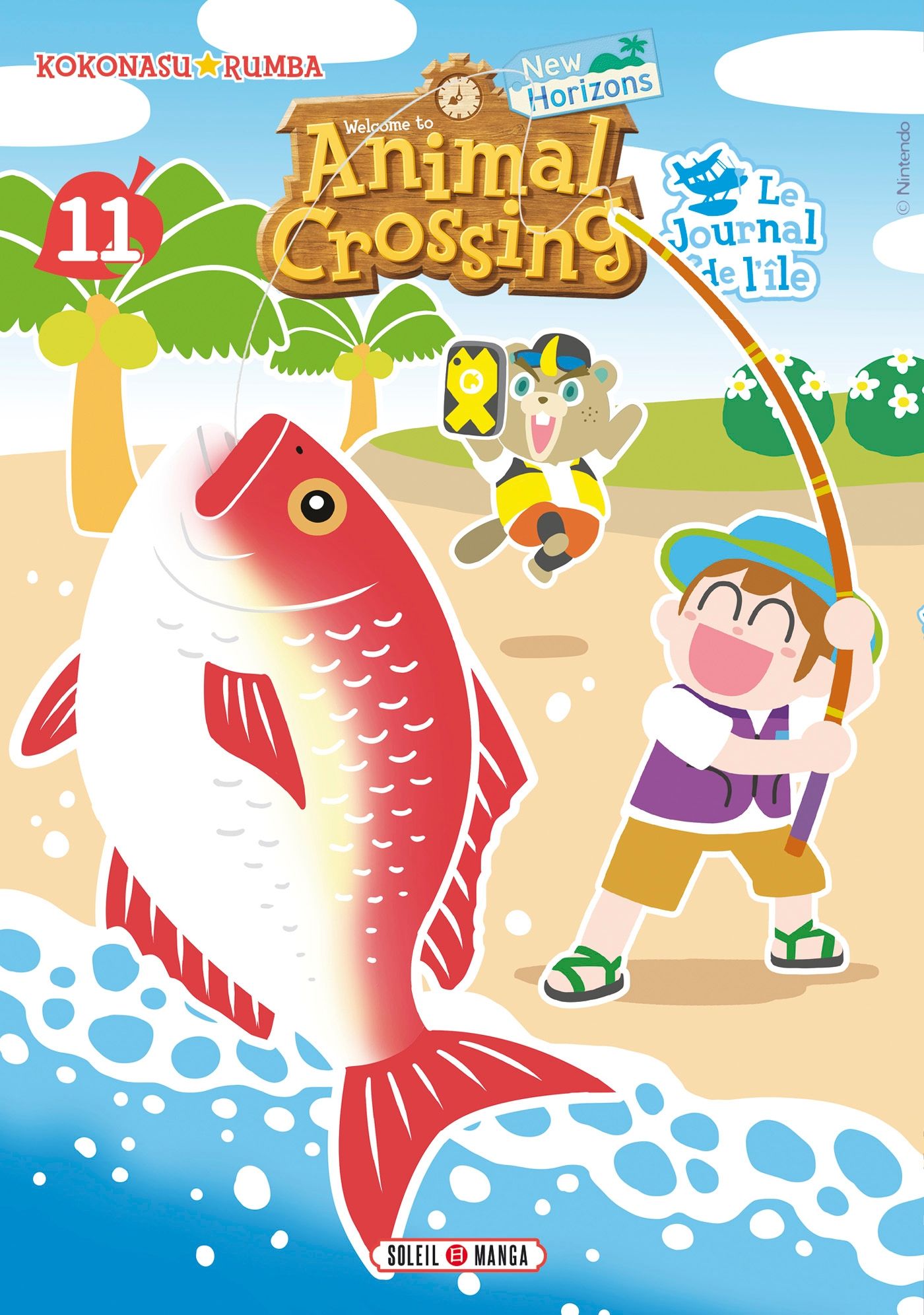 Animal Crossing : New Horizons - Le Journal de l'île 11 - Série Animal Crossing : New Horizons - Le Journal de l'île par Kokonasu Rumba - Couverture