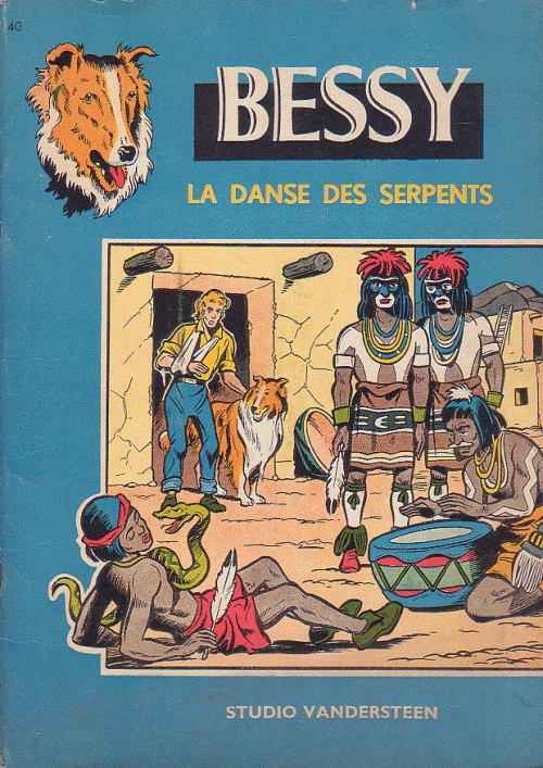La danse des serpents - Série Bessy par Willy Vandersteen - Couverture