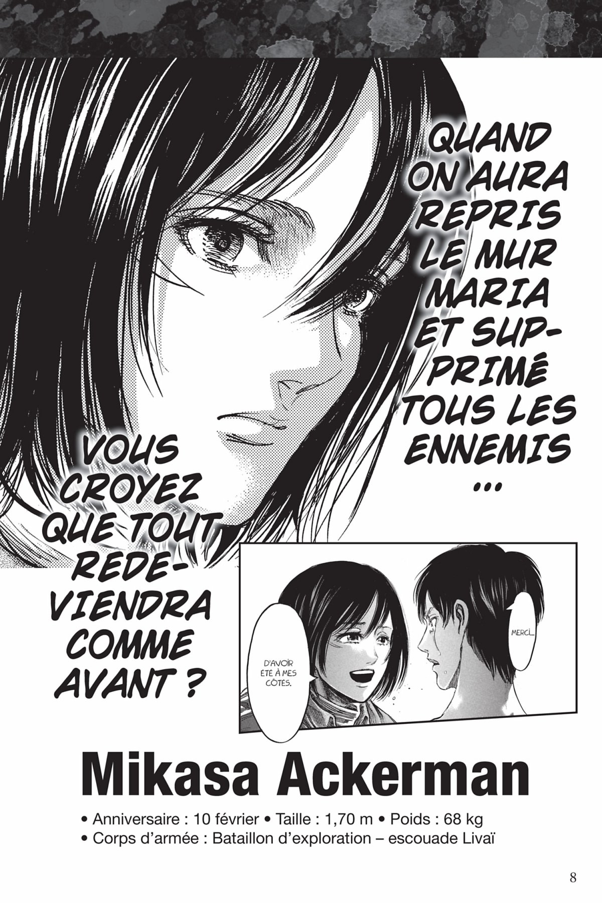 Attaque des Titans (L') - Characters - Extrait 1