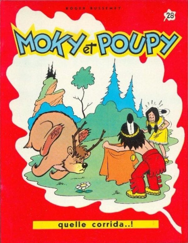 Quelle corrida..! - Série Moky et Poupy par Roger Bussemey - Couverture
