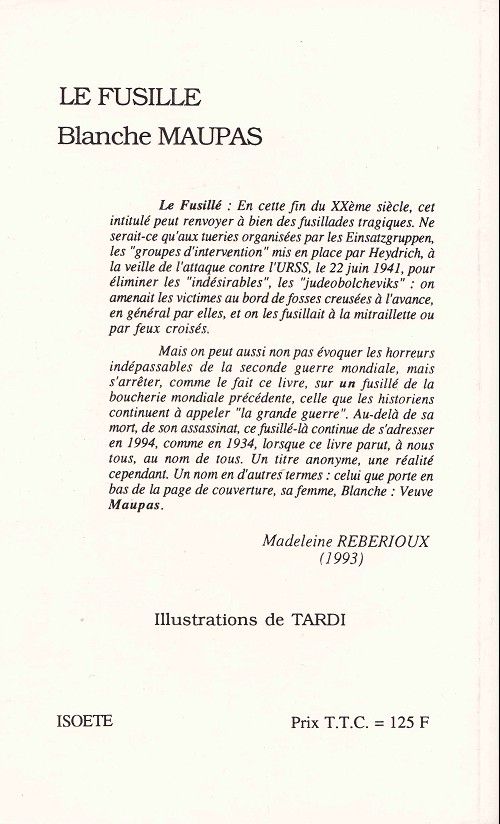 Fusillé (Le) - Extrait 1