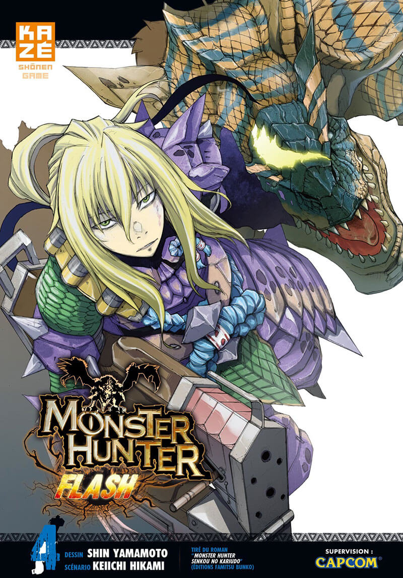 Monster Hunter Flash 4 - Série Monster Hunter Flash par Keiichi Hikami et Shin Yamamoto - Couverture