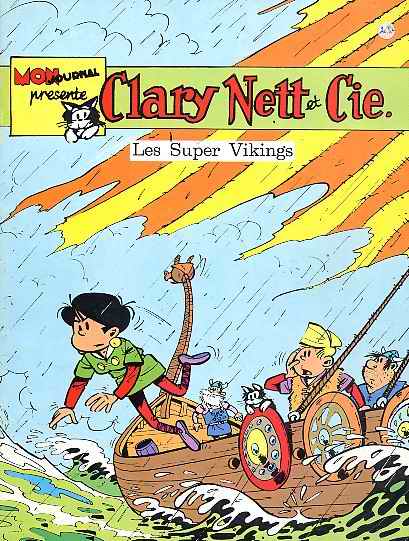 Super vikings (Les) - Série Clary Nett et Cie par Bob Mau - Couverture