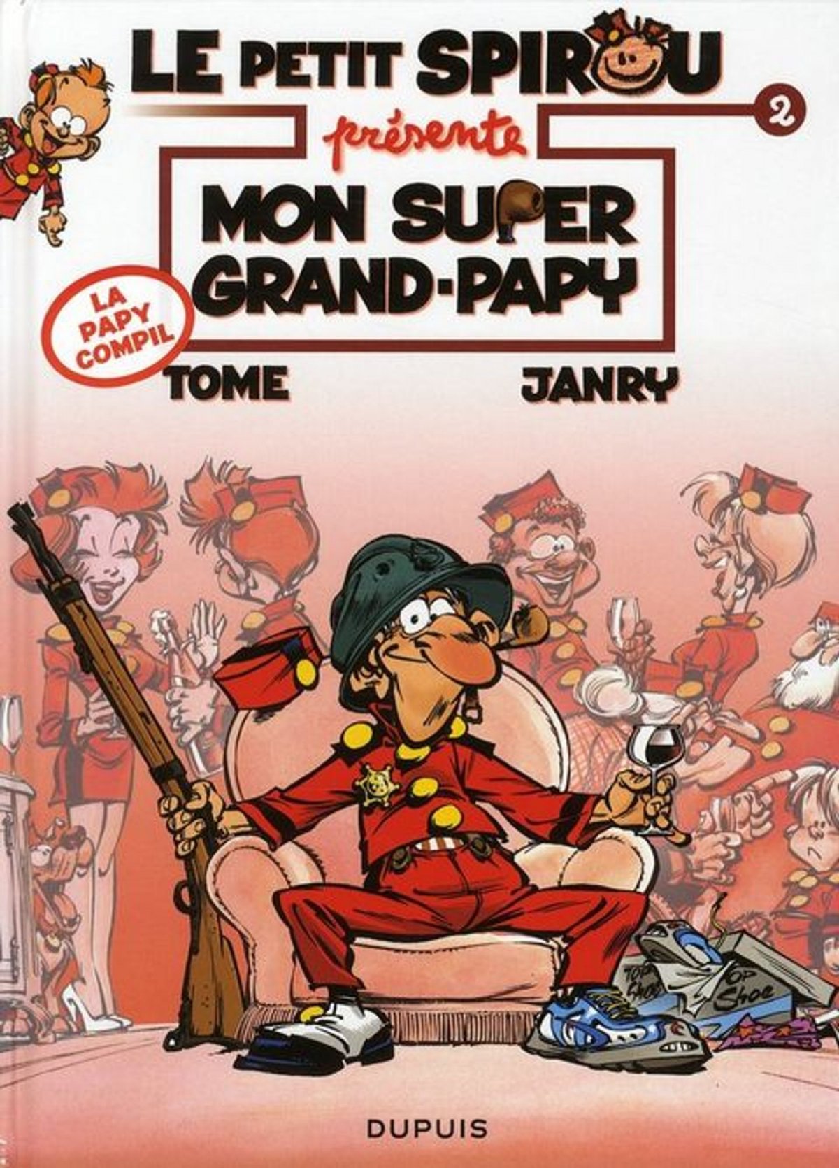 Super Grand Papy (Mon) - Série Petit Spirou Présente... (Le) par Tome et Janry - Couverture
