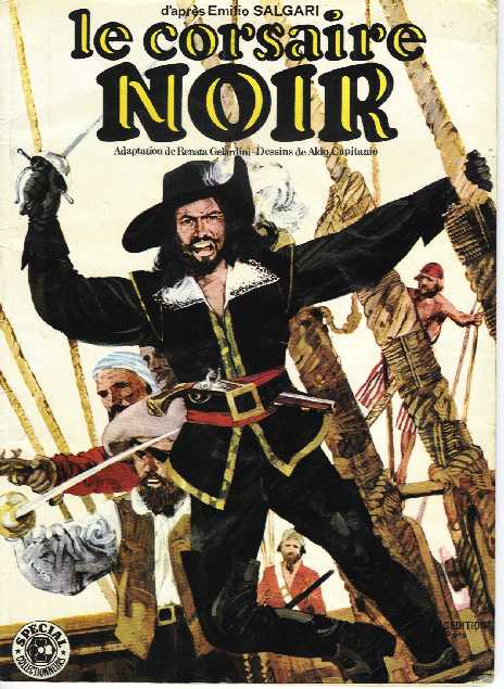 Corsaire noir (Le) par Renata Geraldini de Barba, Aldo Capitanio et Emilio Salgari - Couverture
