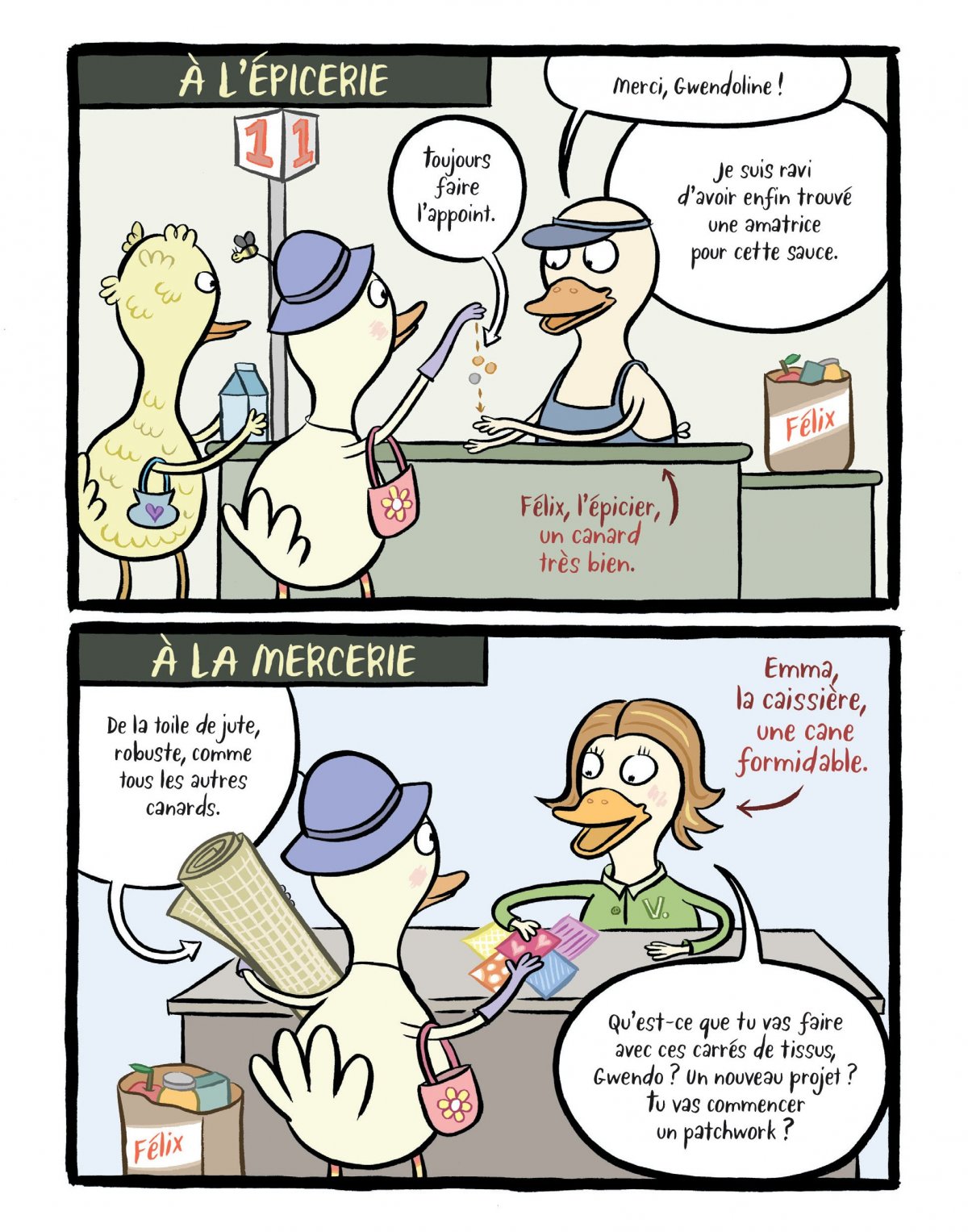 Canards trop bizarres (Des) - Extrait 1