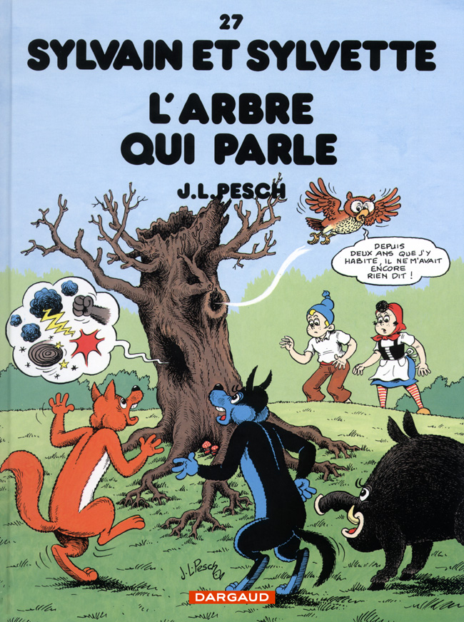 Arbre qui parle (L') - Série Sylvain et Sylvette par Jean-Louis Pesch - Couverture