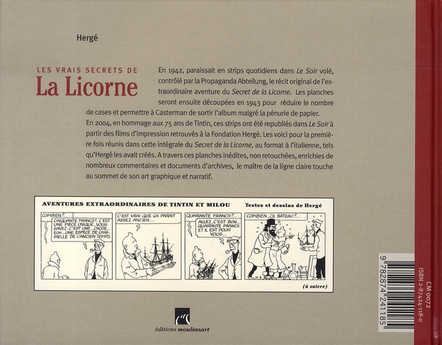 Vrais secrets de la Licorne (Les) - Extrait 1