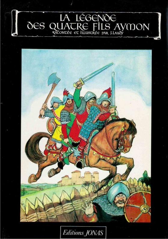 Légende des quatre fils Aymon (La) par Jacques Laudy - Couverture