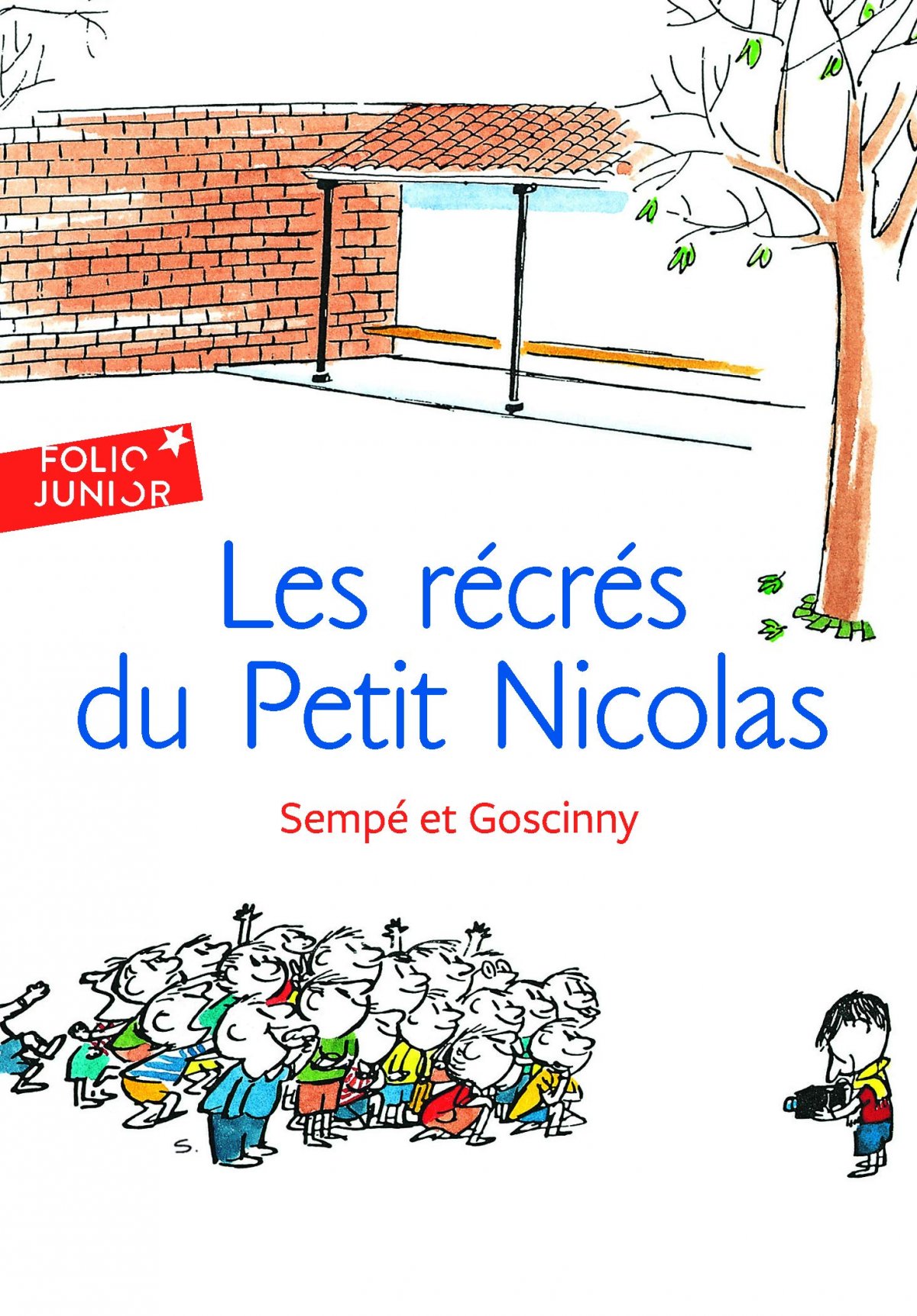 Récrés du Petit Nicolas (Les) - Série Petit Nicolas (Le) par Jean-Jacques Sempé et René Goscinny - Couverture