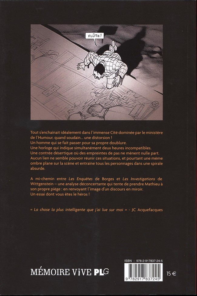 Enquête sur l'art de Marc-Antoine Mathieu (L') - Extrait 1