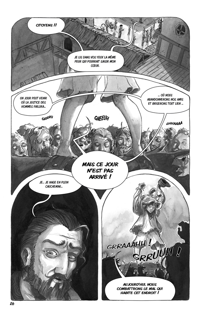 Fabuleuses Aventures de Ludwig Van Multbutter et de son fidèle compagnon Gérard (Les) - Poulpe, pigeon et palefroi - Extrait 1