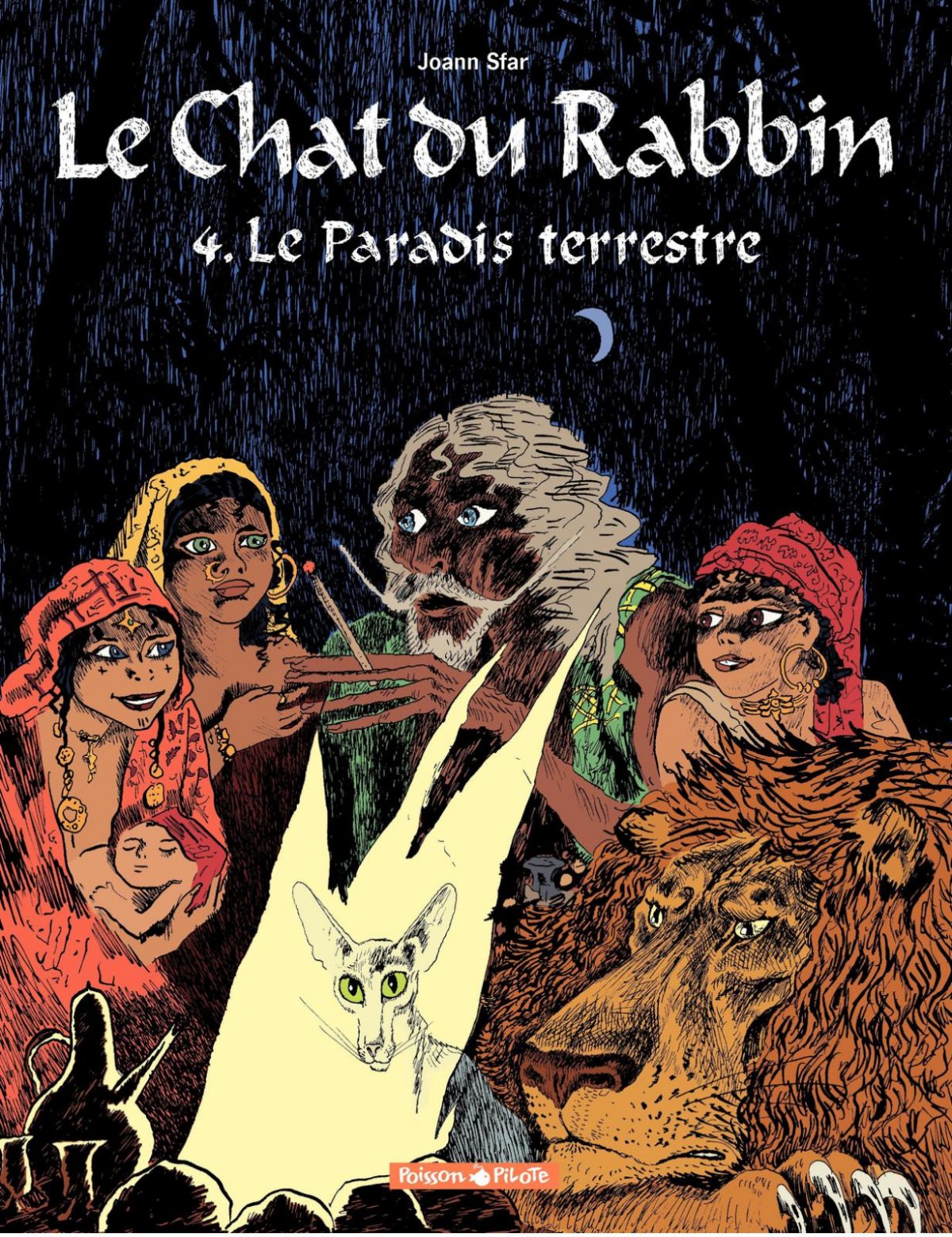Paradis Terrestre (Le) - Série Chat du Rabbin (Le) par Joann Sfar - Couverture