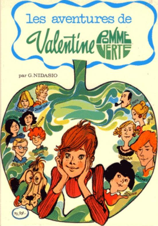 Aventures de Valentine pomme verte (Les) - Série Valentine Pomme verte par Grazia Nidasio - Couverture