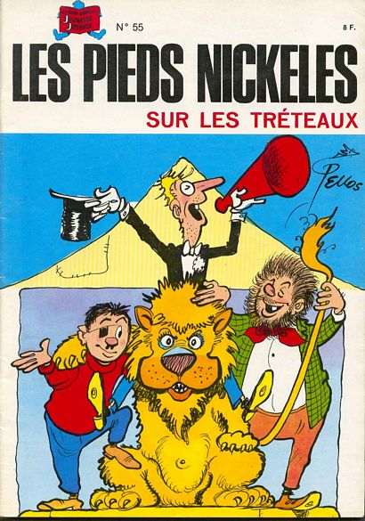 Pieds Nickelés sur les tréteaux (Les) - Série Pieds Nickelés (Les) par Roland De Montaubert et René Pellos - Couverture