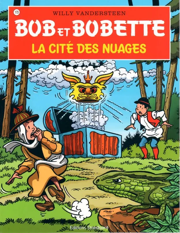 Cité des nuages (La) - Série Bob et Bobette par Willy Vandersteen - Couverture