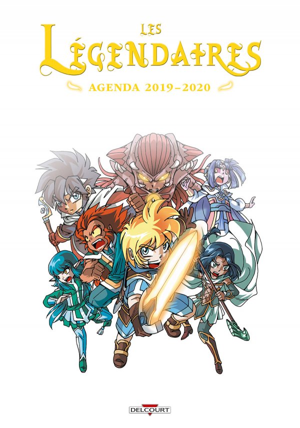 Légendaires - Agenda 2019-2020 - Série Légendaires (Les) par Patrick Sobral - Couverture