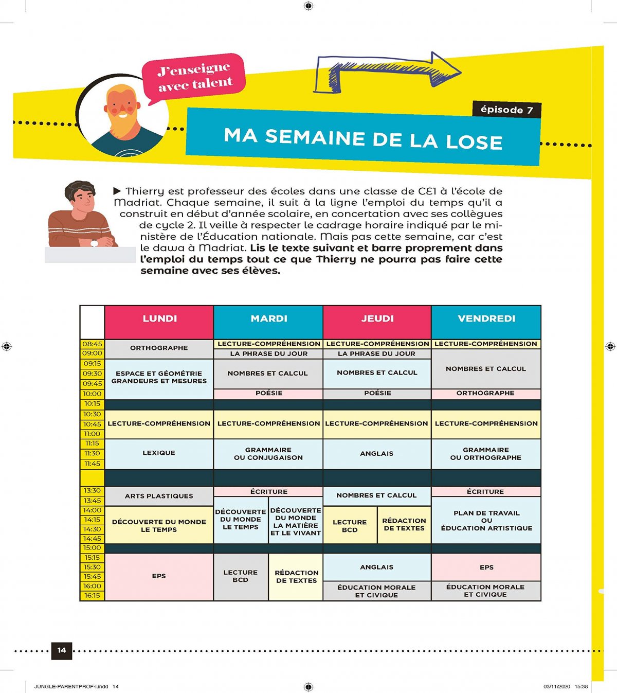 Super Cahier insolent ParentsProfs (Mon) - Pour se sortir les doigts de la trousse - Extrait 1