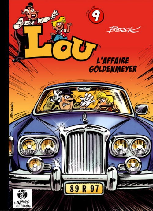 Lou et l'affaire Goldenmeyer - Série Lou par Raoul Cauvin et Berck - Couverture