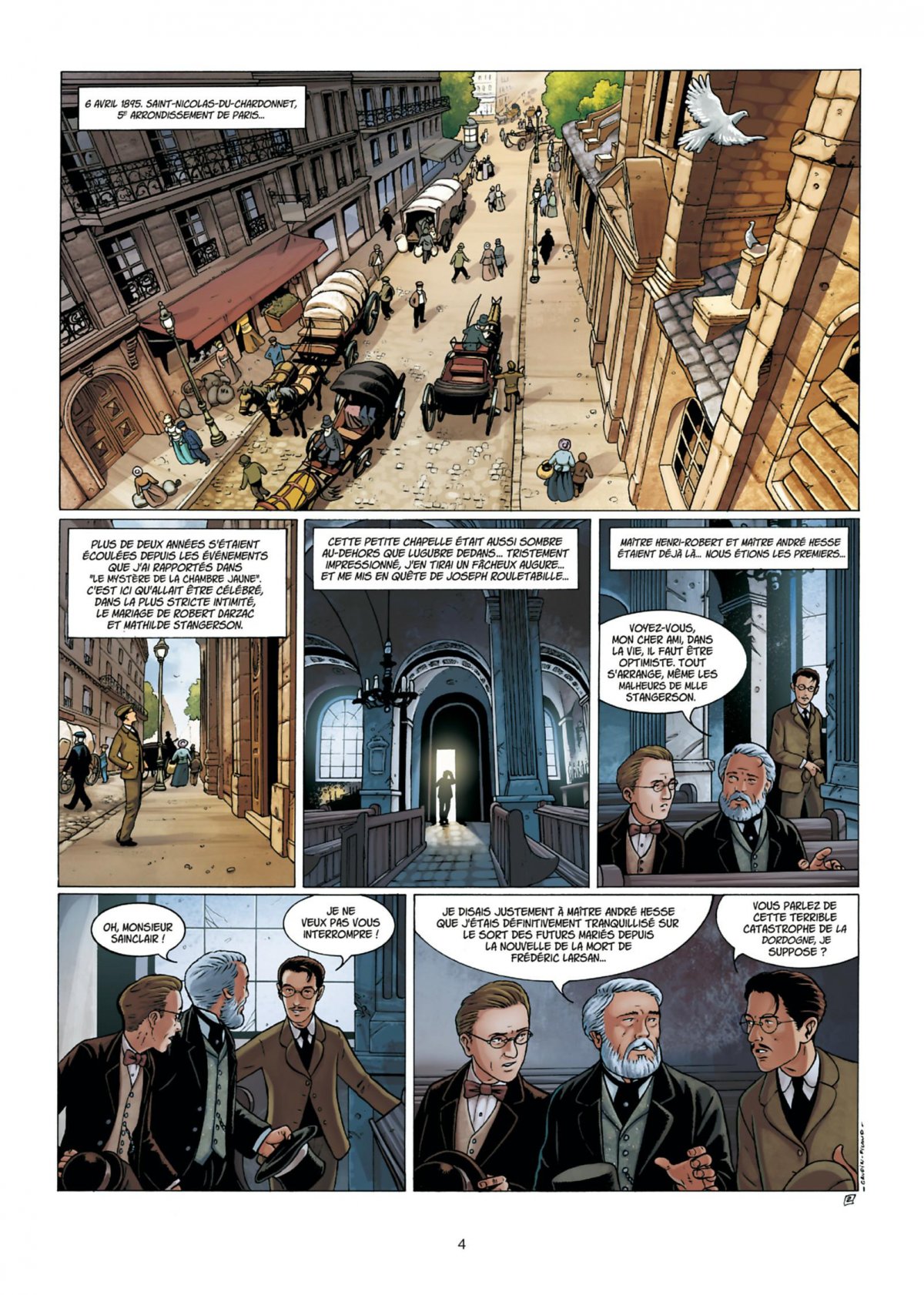 Parfum de la dame en noir (Le) - Extrait 1