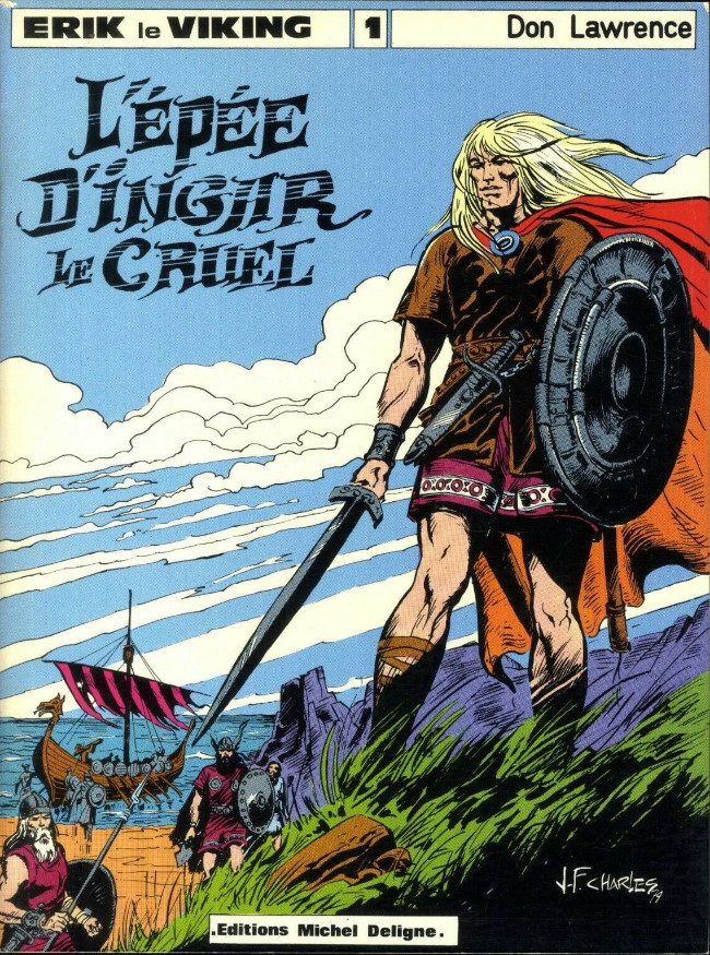 Epée d'Ingar le Cruel (L') - Série Erik le viking par Don Lawrence - Couverture