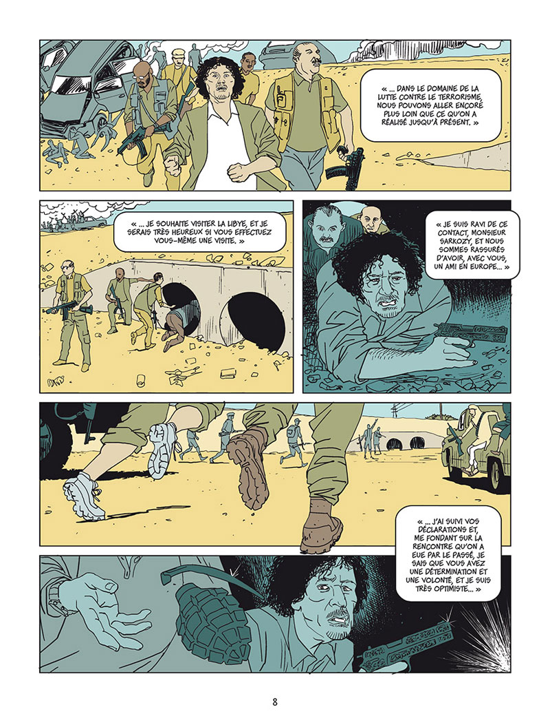 Sarkozy-Kadhafi. Des billets et des bombes - Extrait 1