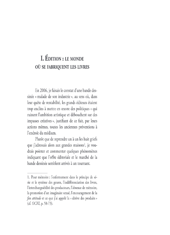 Bande dessinée au tournant (La) - Extrait 1