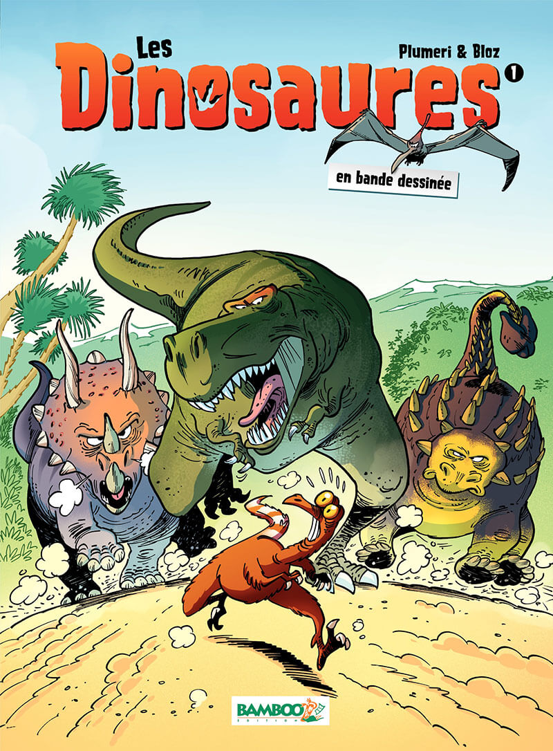 Dinosaures en BD (Les) 1 - Série Dinosaures en BD (Les) - 9782818901663