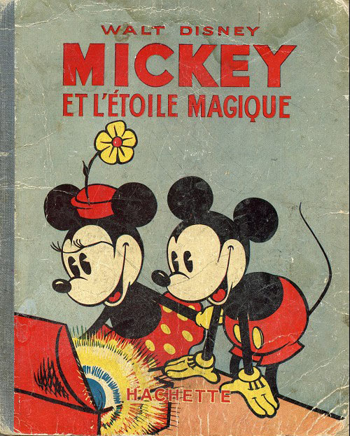 Mickey et l'étoile magique - Série Mickey (Hachette) par Floyd Gottfredson - Couverture