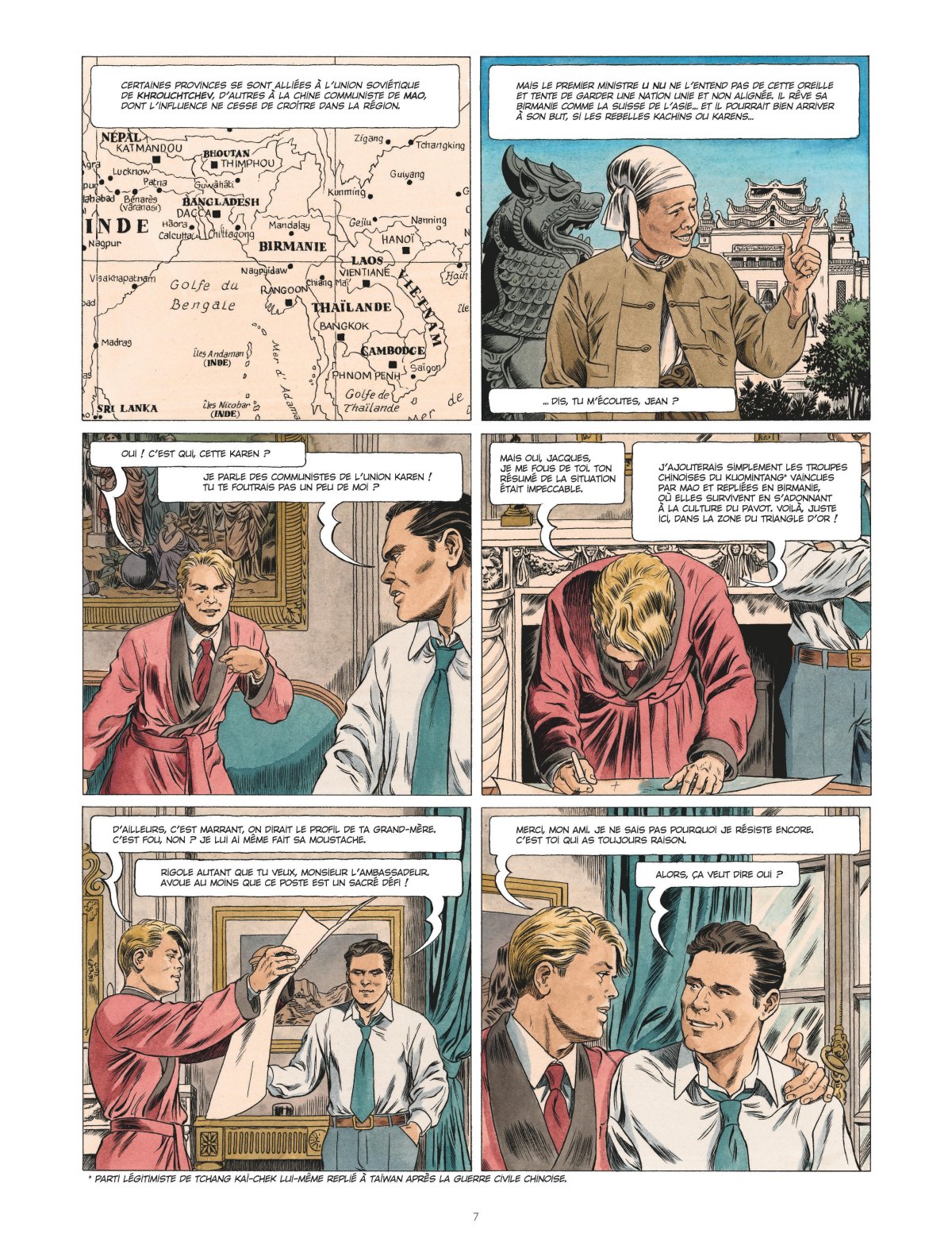 Birmanie, 1954 - Extrait 1