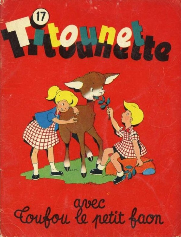 Titounet et Titounette avec Toufou le petit lion - Série Titounet et Titounette par Marie-Mad Bourdin - Couverture