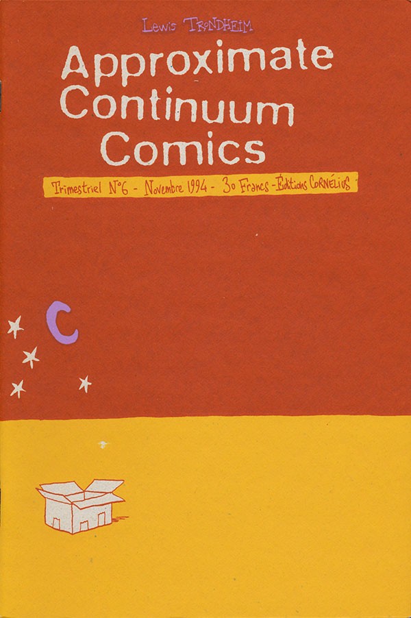 Approximate Continuum Comics 6 - Série Approximate Continuum Comics par Lewis Trondheim - Couverture