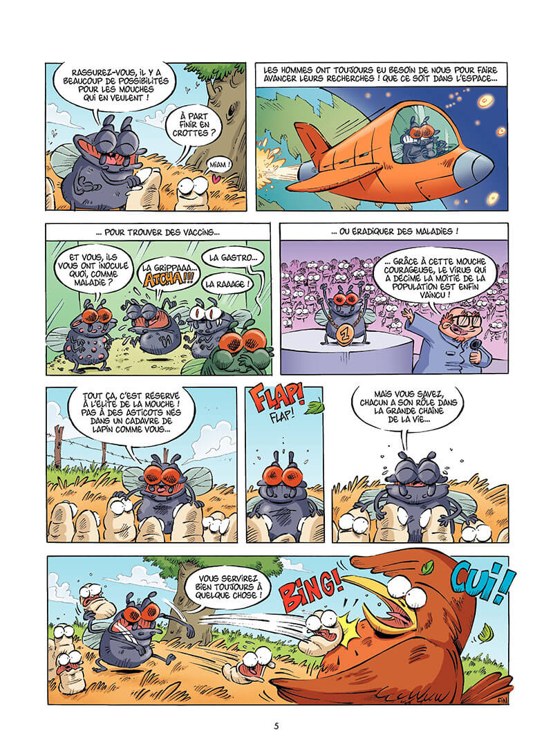 Insectes en BD (Les) 4 - Extrait 1