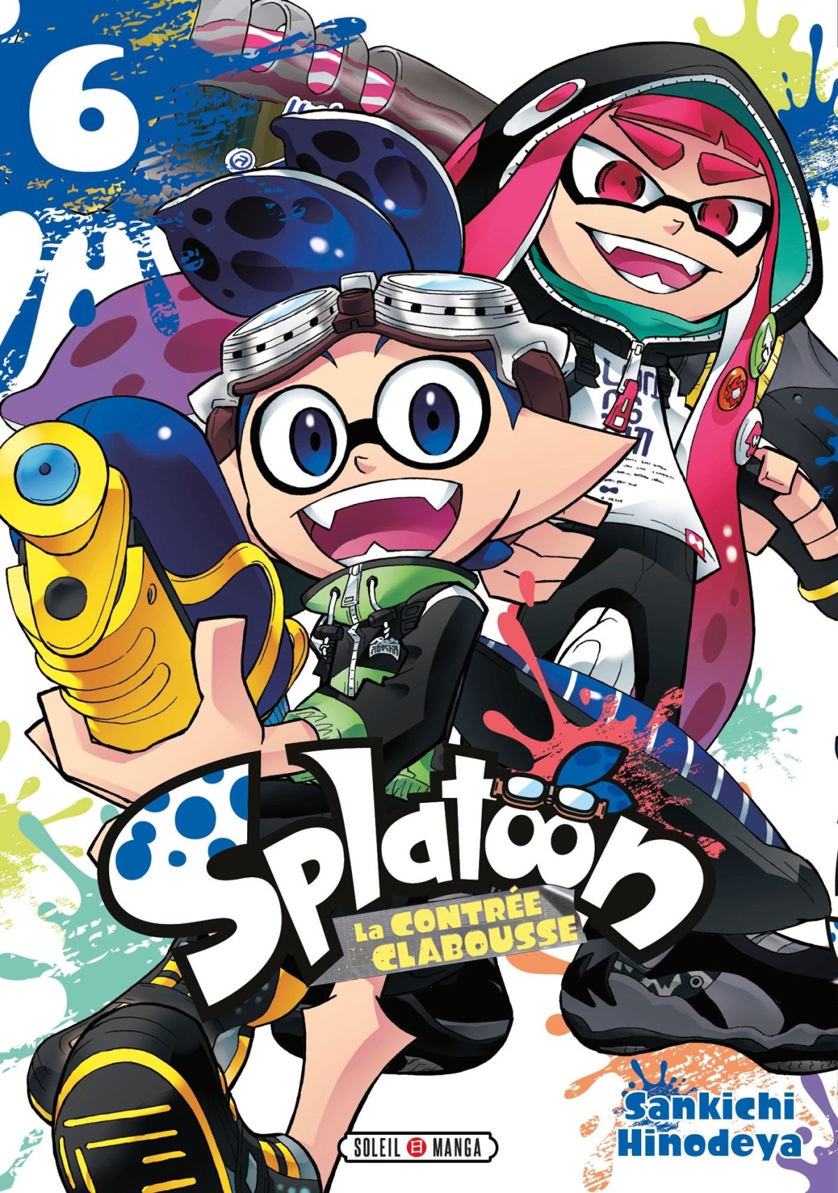 Splatoon - La Contrée Clabousse 6 - Série Splatoon - La Contrée Clabousse par Hinodeya Sankichi - Couverture