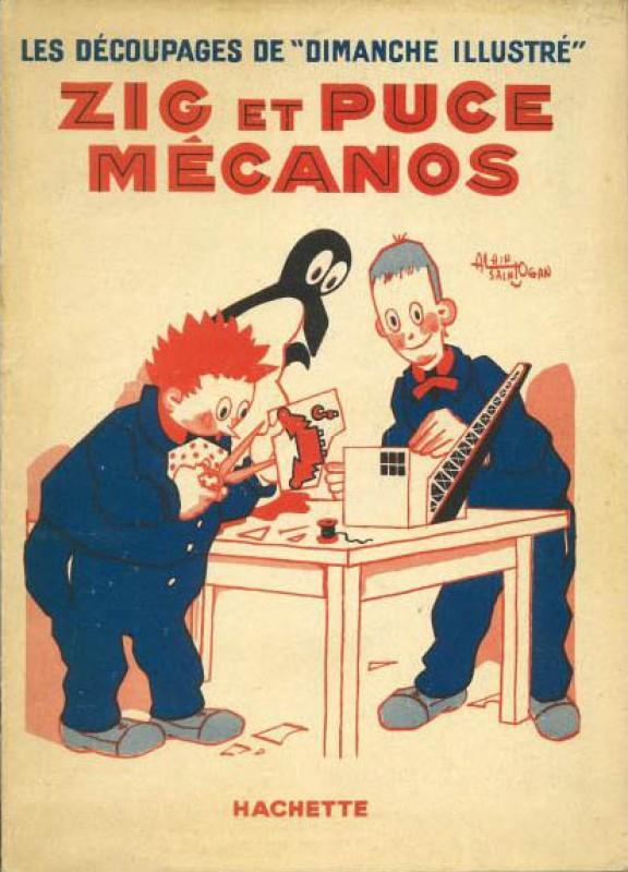 Zig et Puce mécanos - Série Zig et Puce par Alain Saint-Ogan - Couverture