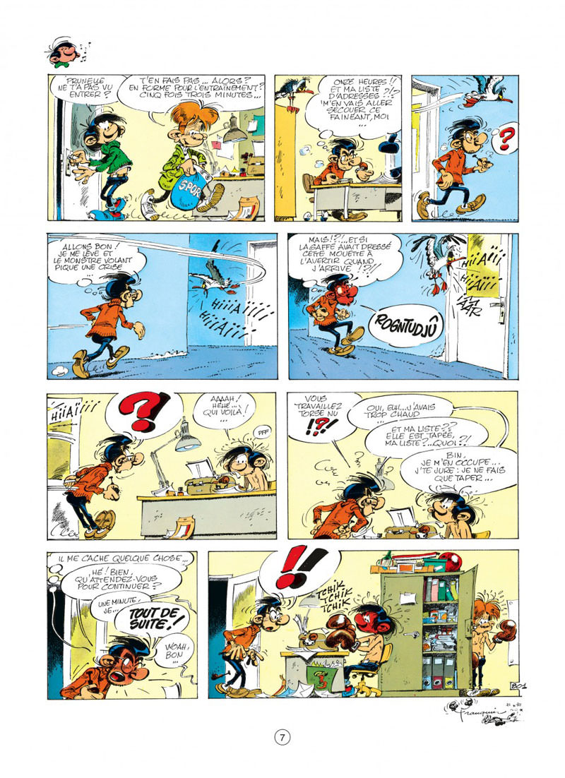 Lagaffe mérite des baffes - Extrait 1