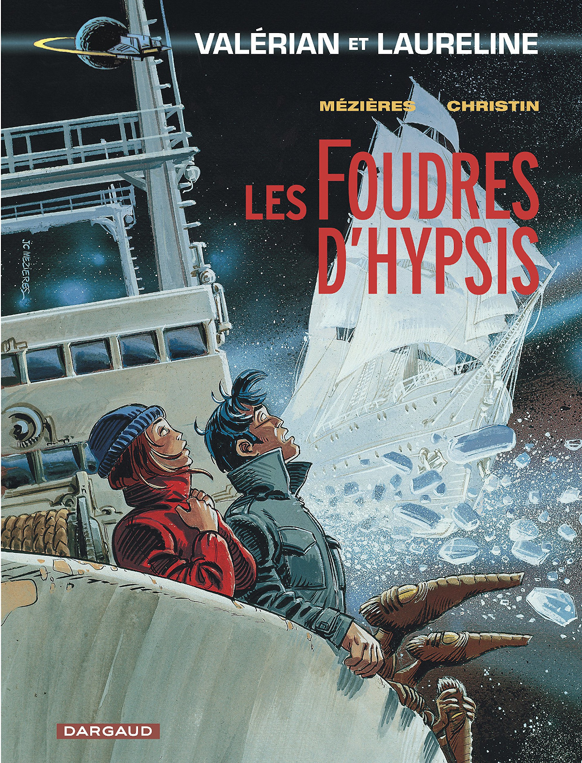 Foudres d'Hypsis (Les) - Série Valérian par Pierre Christin et Jean-Claude Mézières - Couverture