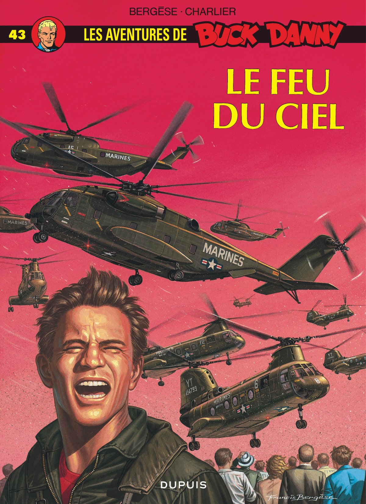 Feu du ciel (Le) - Série Buck Danny par Jean-Michel Charlier et Francis Bergèse - Couverture