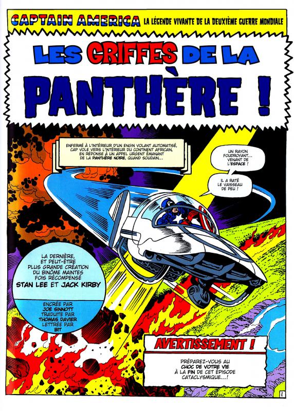 Captain America Intégrale 1967 - 1968 - Extrait 1